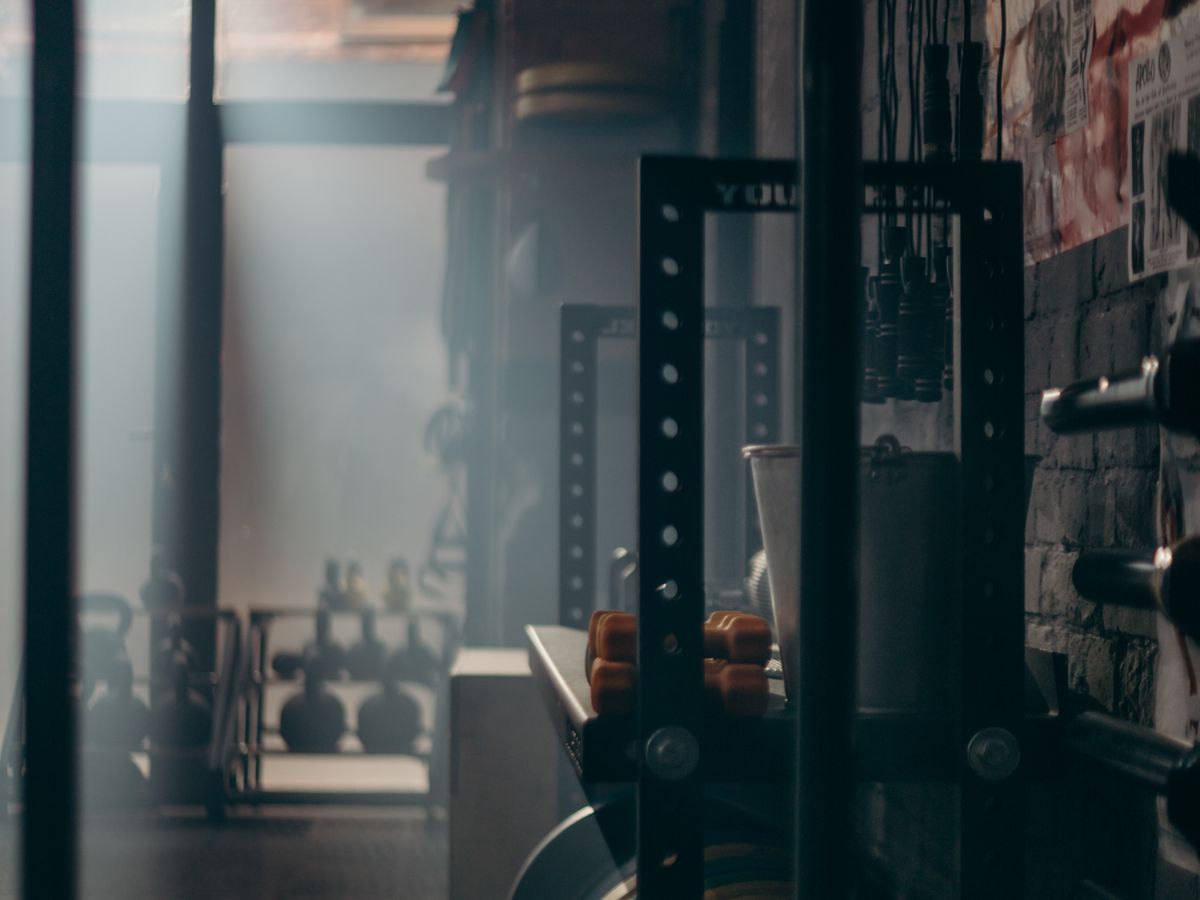 The dedicated boxing area and bags